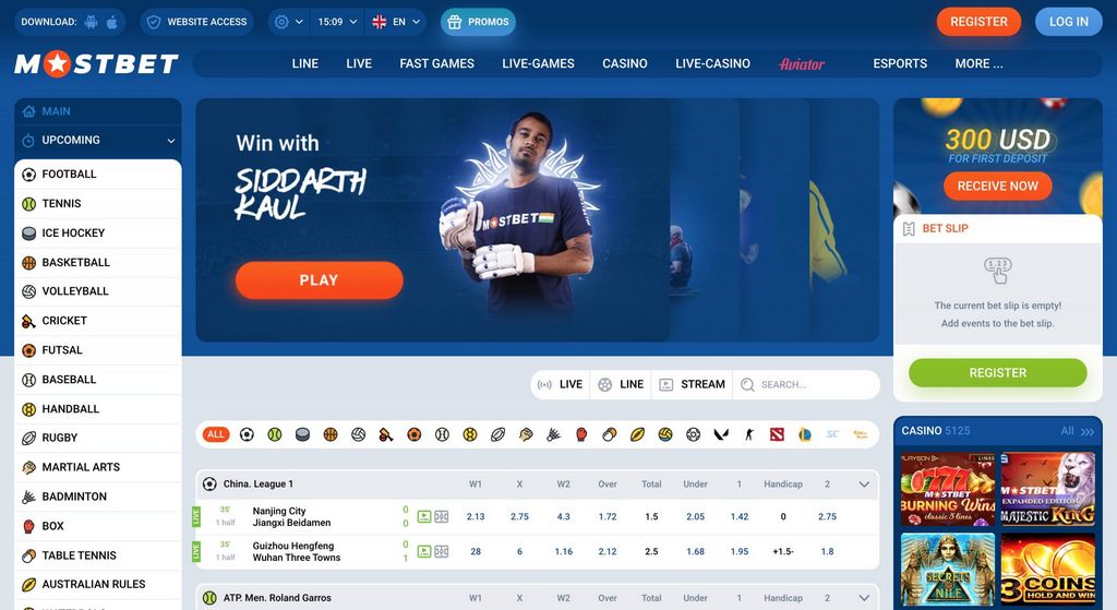 Mostbet Betting Markets